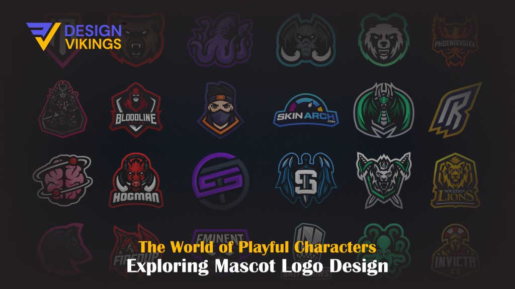 Mascot Logo Design Vikings
